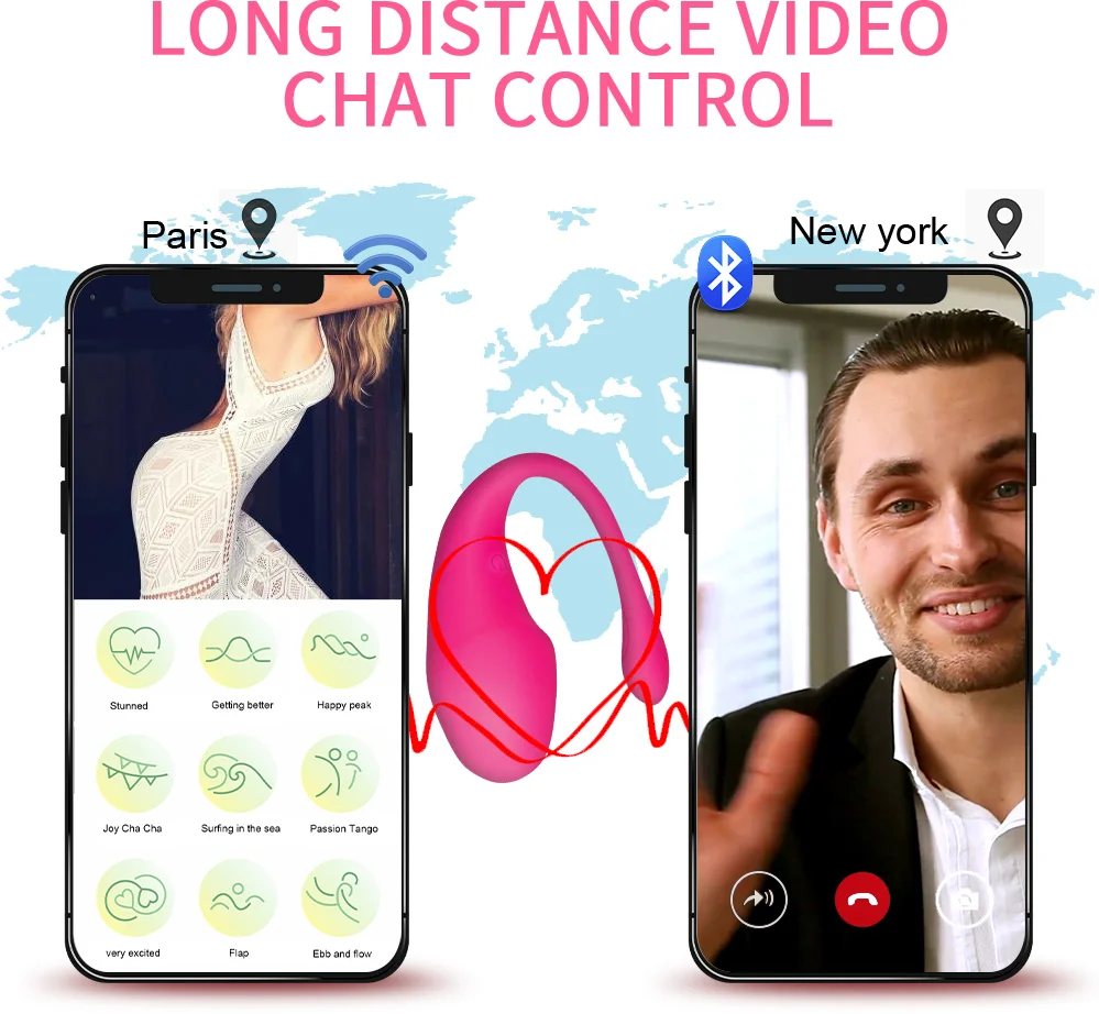 Wireless Bluetooth APP Vibrator Panties Wearable Vibrating Egg Clitoris Stimulator G Spot Massager Sex Toy for Adults