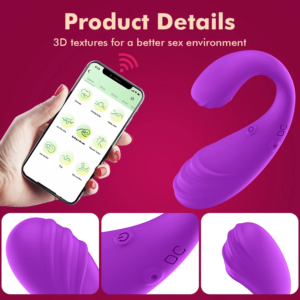 Wireless Bluetooth APP Vibrator Panties Wearable Vibrating Egg Clitoris Stimulator G Spot Massager Sex Toy for Adults