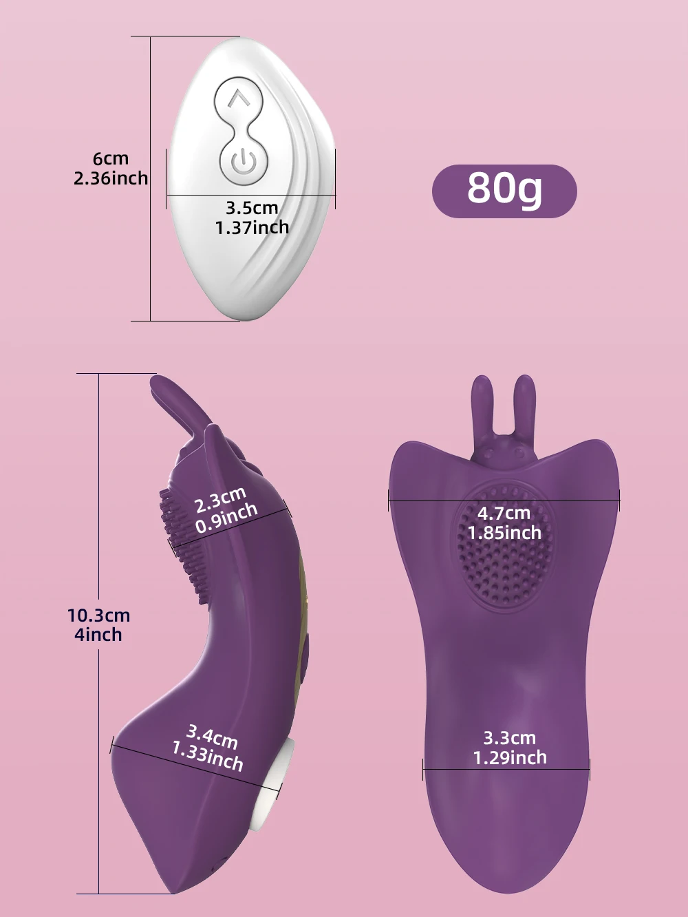 Wireless Clit Vibrator For Women Wearable Butterfly Clitoris Stimulator Silent Vibration Female Sex Toys Adult 18+ Goods Sexshop
