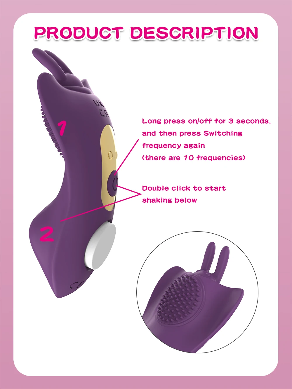 Wireless Clit Vibrator For Women Wearable Butterfly Clitoris Stimulator Silent Vibration Female Sex Toys Adult 18+ Goods Sexshop