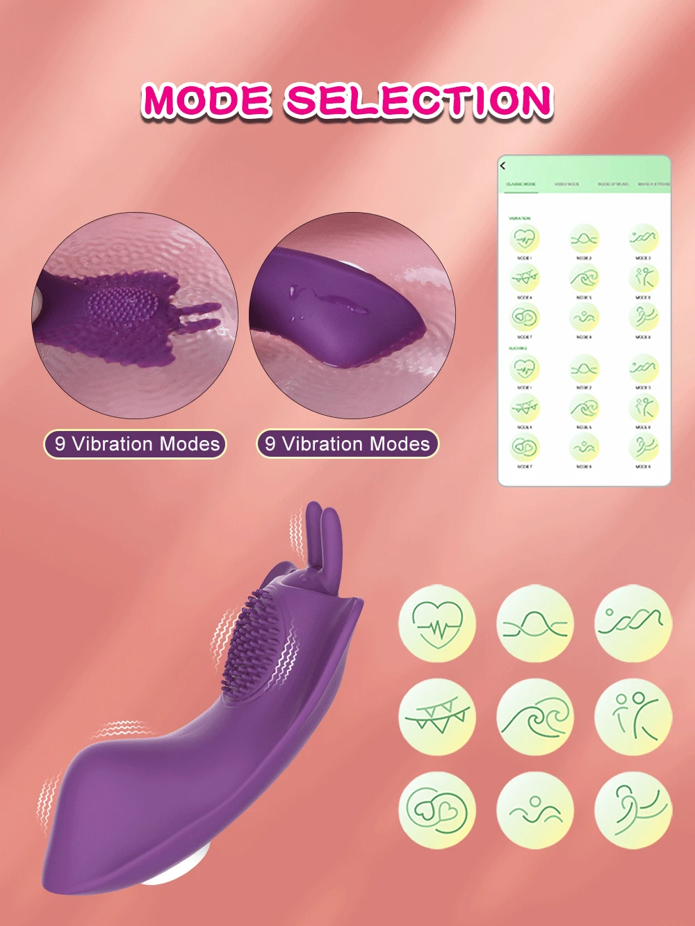 Wireless Clit Vibrator For Women Wearable Butterfly Clitoris Stimulator Silent Vibration Female Sex Toys Adult 18+ Goods Sexshop