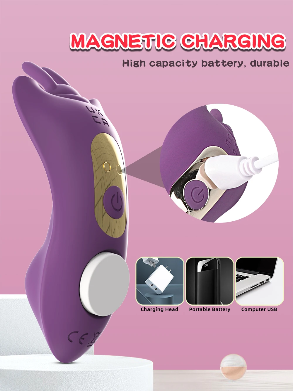 Wireless Clit Vibrator For Women Wearable Butterfly Clitoris Stimulator Silent Vibration Female Sex Toys Adult 18+ Goods Sexshop