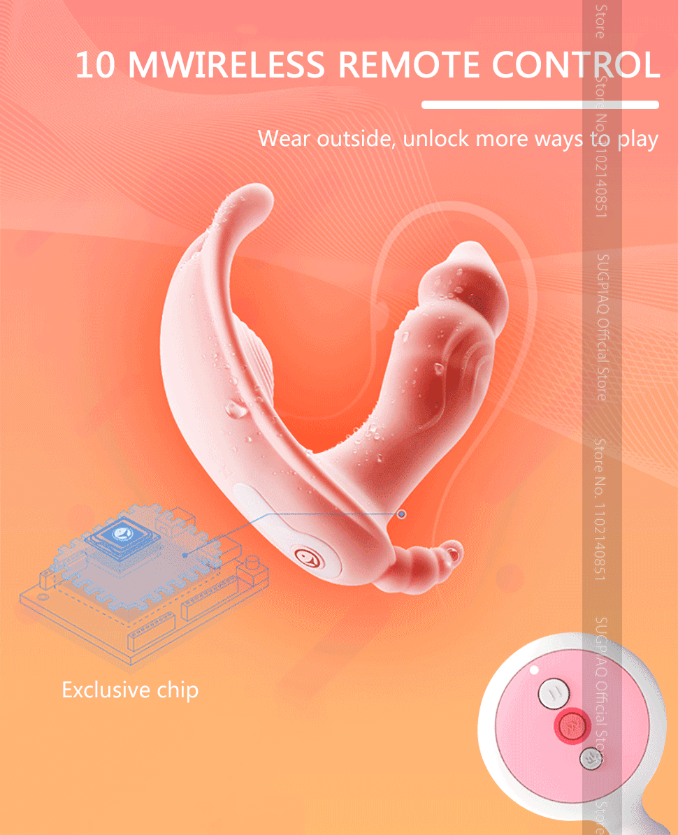 Wearable Dildo Vibrator Toy for Women Orgasm Masturbator G Spot Clit Stimulate Remote Control Adult Female Vagina Sex Machines