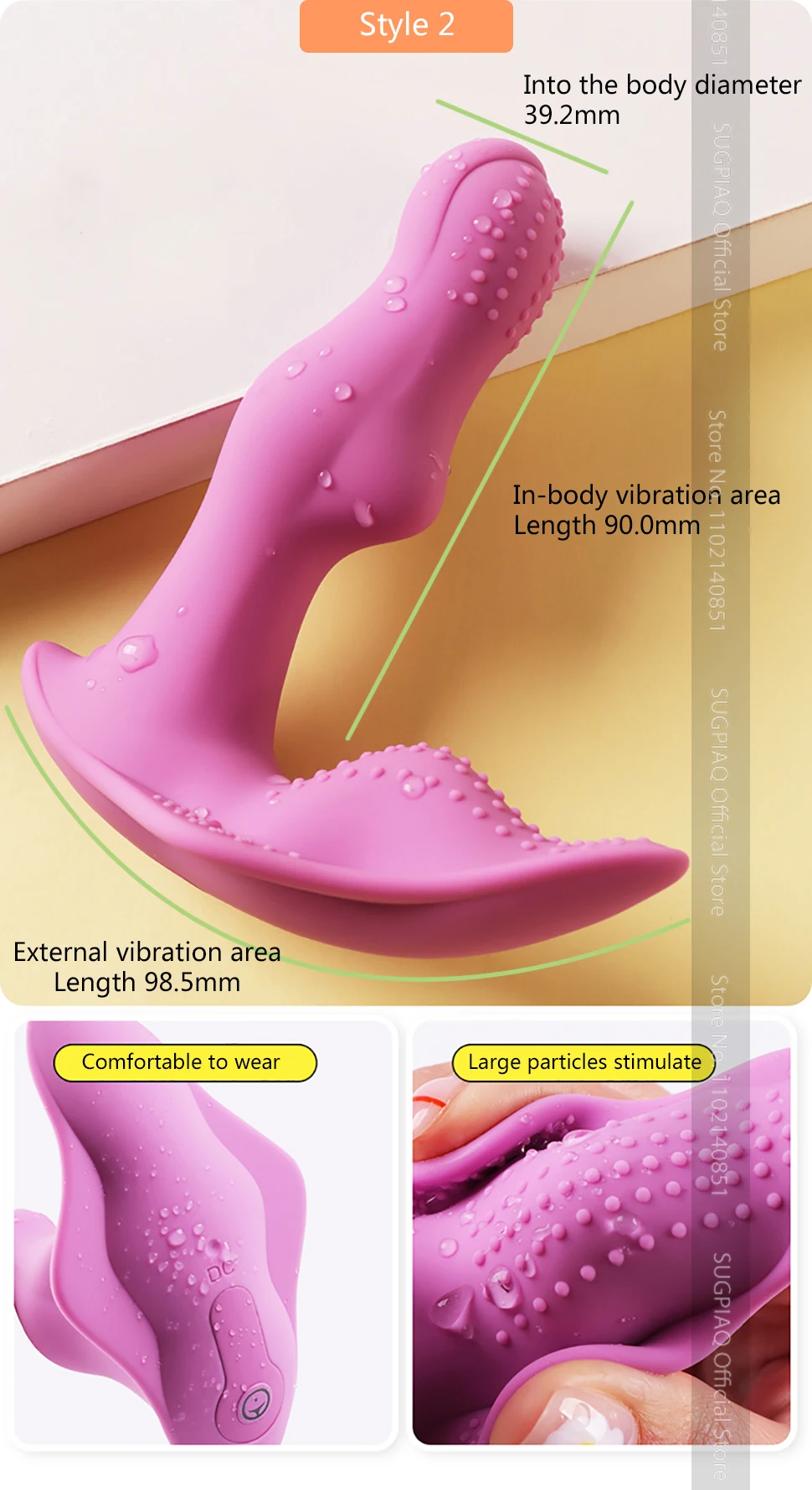 Wearable Dildo Vibrator Toy for Women Orgasm Masturbator G Spot Clit Stimulate Remote Control Adult Female Vagina Sex Machines