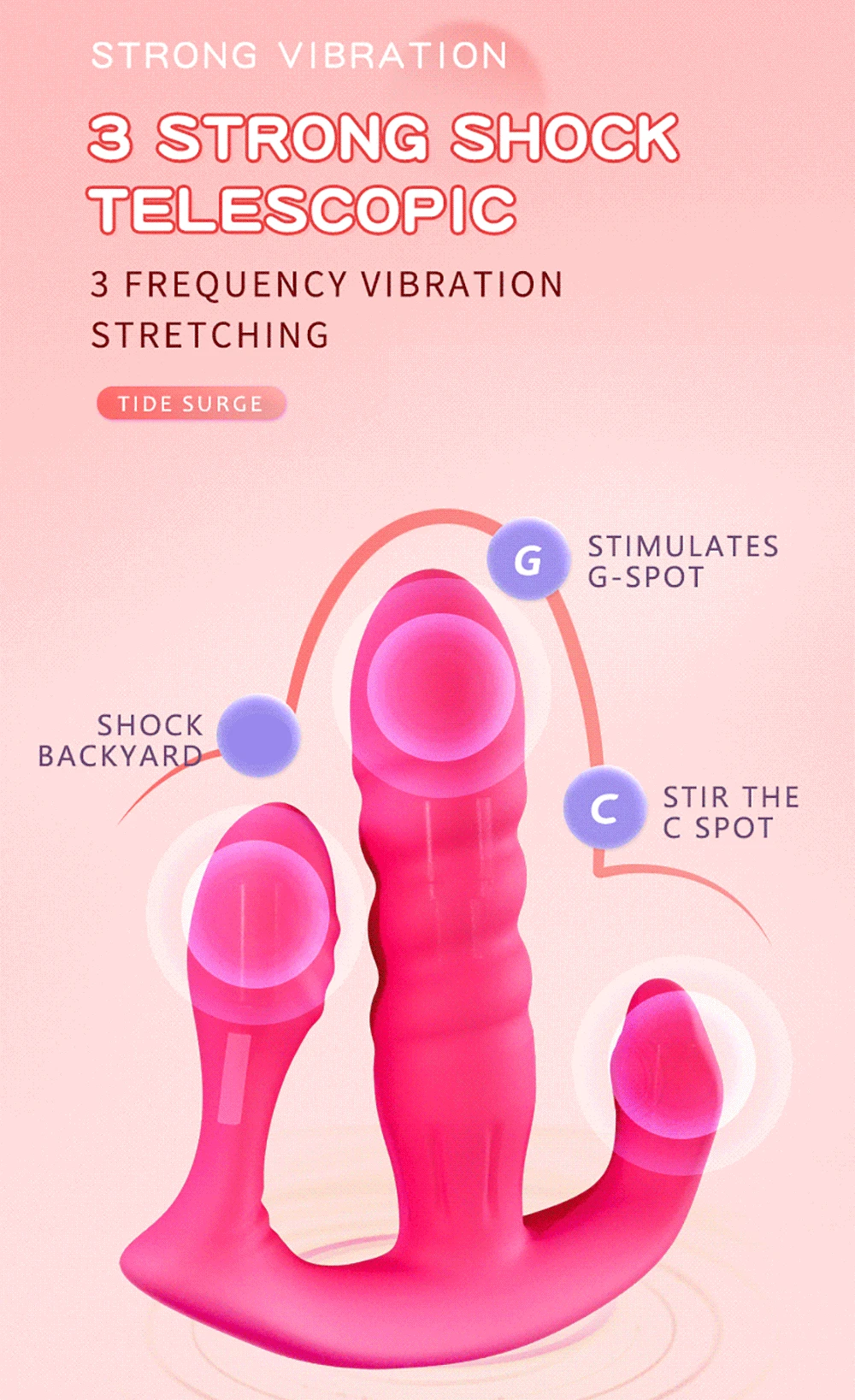 3 in 1 Panties Vibrators Wearable Female Sex Toys Wireless Remote Vibrator for Women G Spot Clitoris Stimulator Anal Massager 3 in 1 Panties Vibrators Wearable Female Sex Toys Wireless Remote Vibrator for Women G Spot Clitoris Stimulator Anal Massager