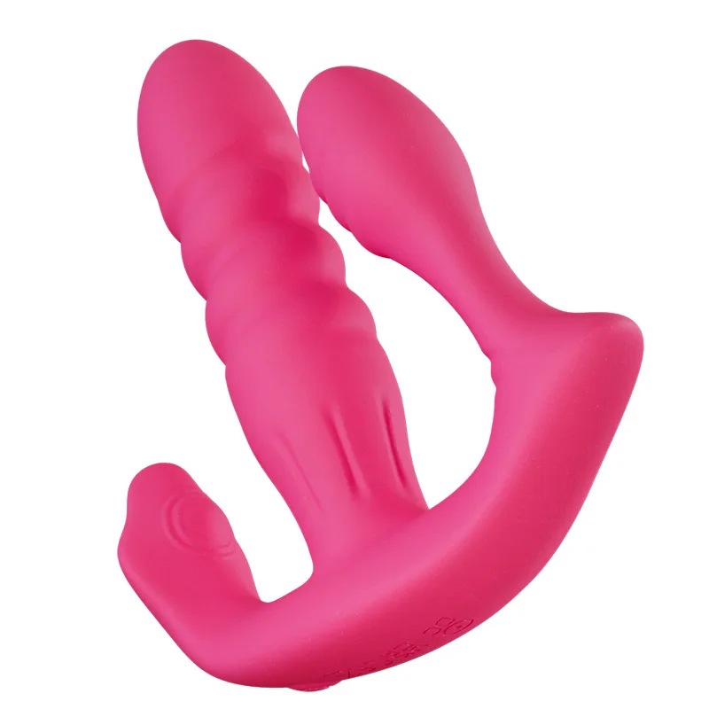 3 in 1 Panties Vibrators Wearable Female Sex Toys Wireless Remote Vibrator for Women G Spot Clitoris Stimulator Anal Massager 3 in 1 Panties Vibrators Wearable Female Sex Toys Wireless Remote Vibrator for Women G Spot Clitoris Stimulator Anal Massager