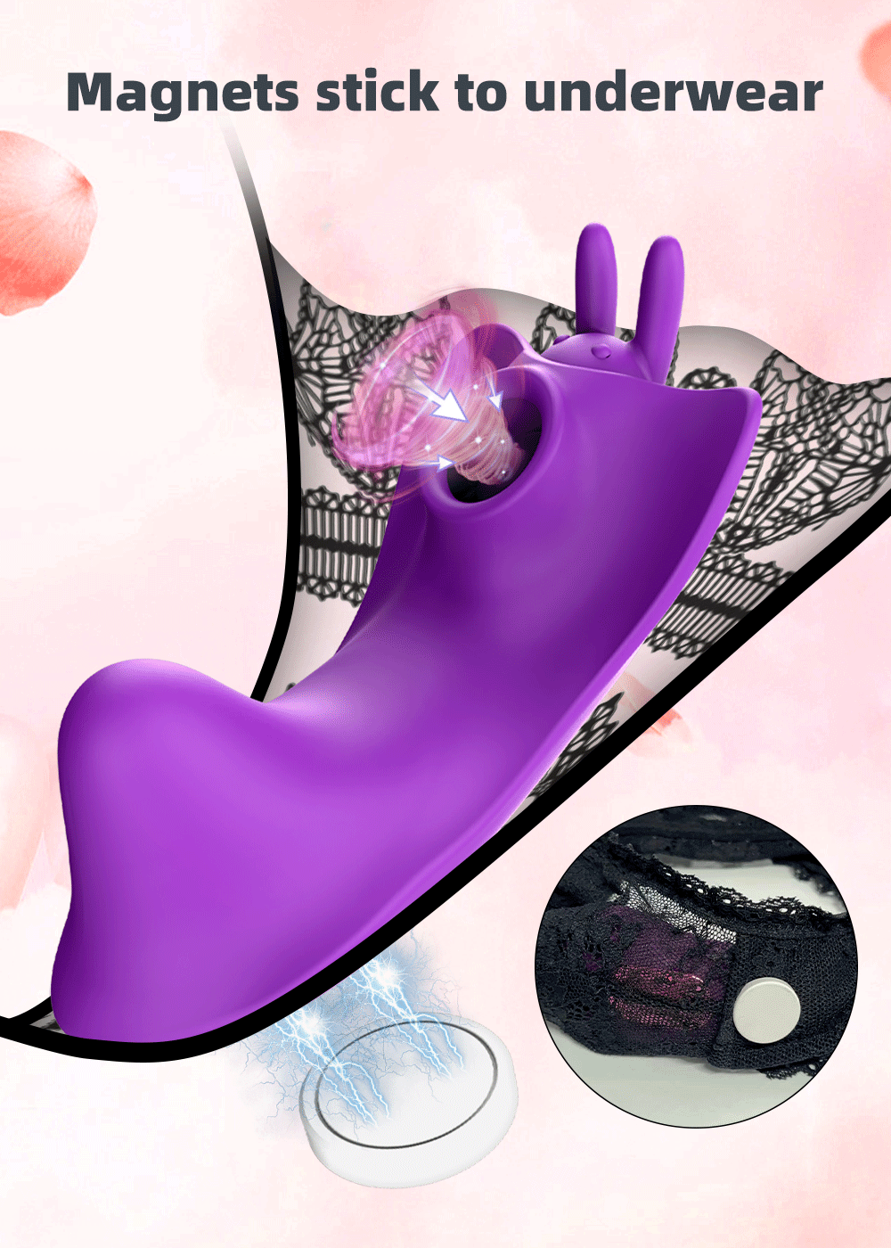 2 In 1 Bluetooth APP Sucking Vibrators Female Wearable Clit Sucker Clitoris Stimulator Adult Goods Sex Toys for Women 's Panties 2 In 1 Bluetooth APP Sucking Vibrators Female Wearable Clit Sucker Clitoris Stimulator Adult Goods Sex Toys for Women 's Panties