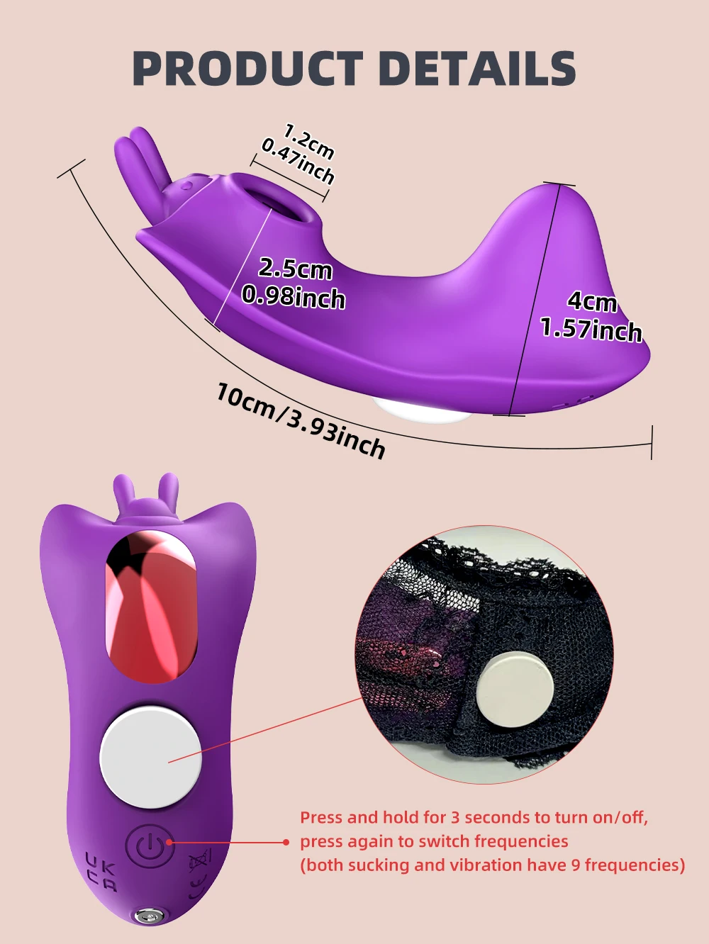 2 In 1 Bluetooth APP Sucking Vibrators Female Wearable Clit Sucker Clitoris Stimulator Adult Goods Sex Toys for Women 's Panties 2 In 1 Bluetooth APP Sucking Vibrators Female Wearable Clit Sucker Clitoris Stimulator Adult Goods Sex Toys for Women 's Panties
