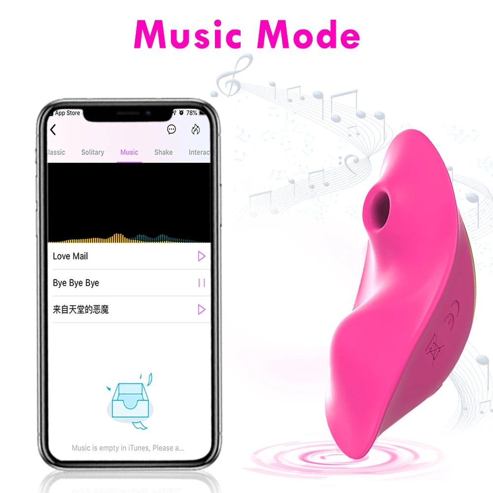 Mini Wearable Sucking Vibrator Female APP Remote Control Nipple Clitorals Stimulator Panties Vibrating Adults Sex Toys for Women