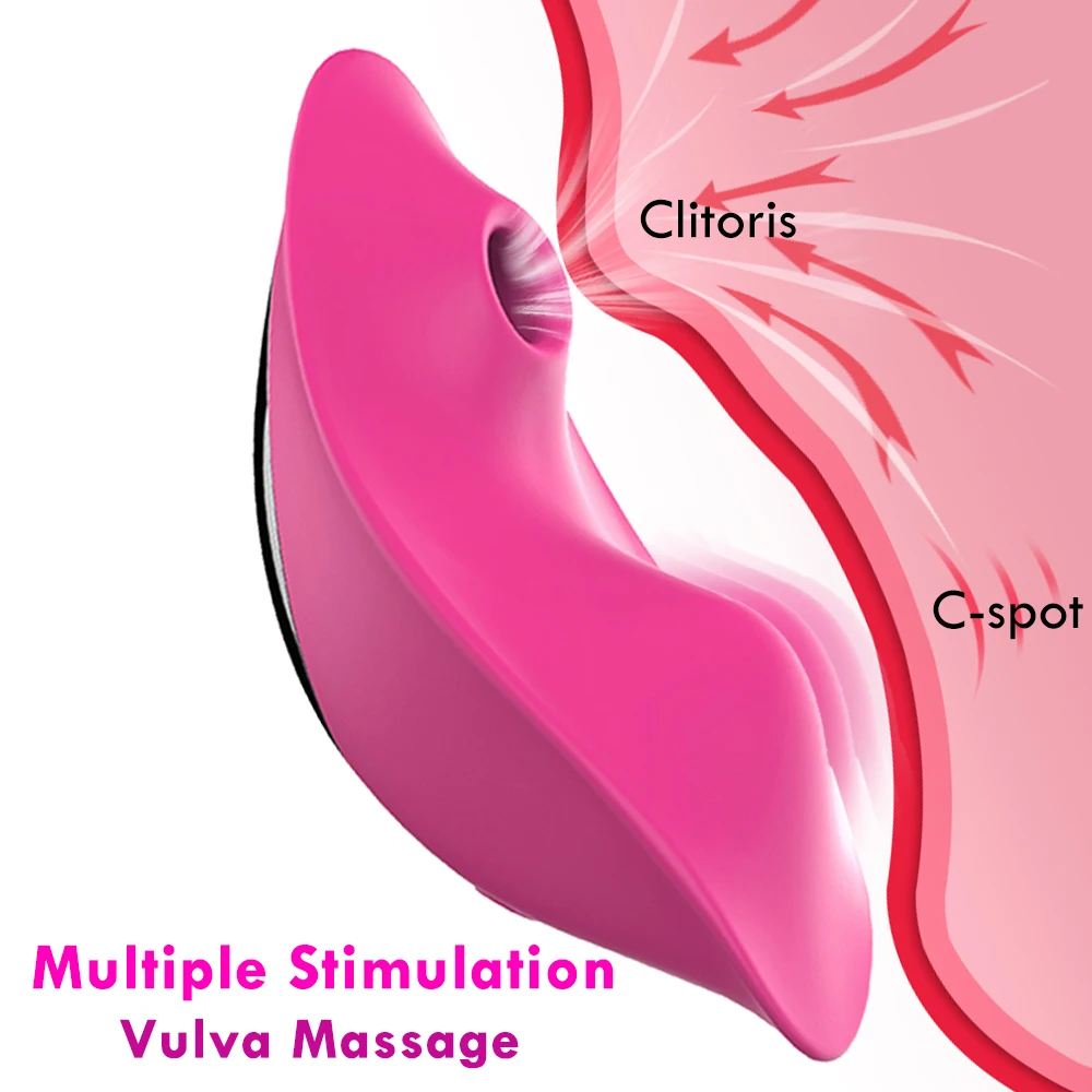 Mini Wearable Sucking Vibrator Female APP Remote Control Nipple Clitorals Stimulator Panties Vibrating Adults Sex Toys for Women