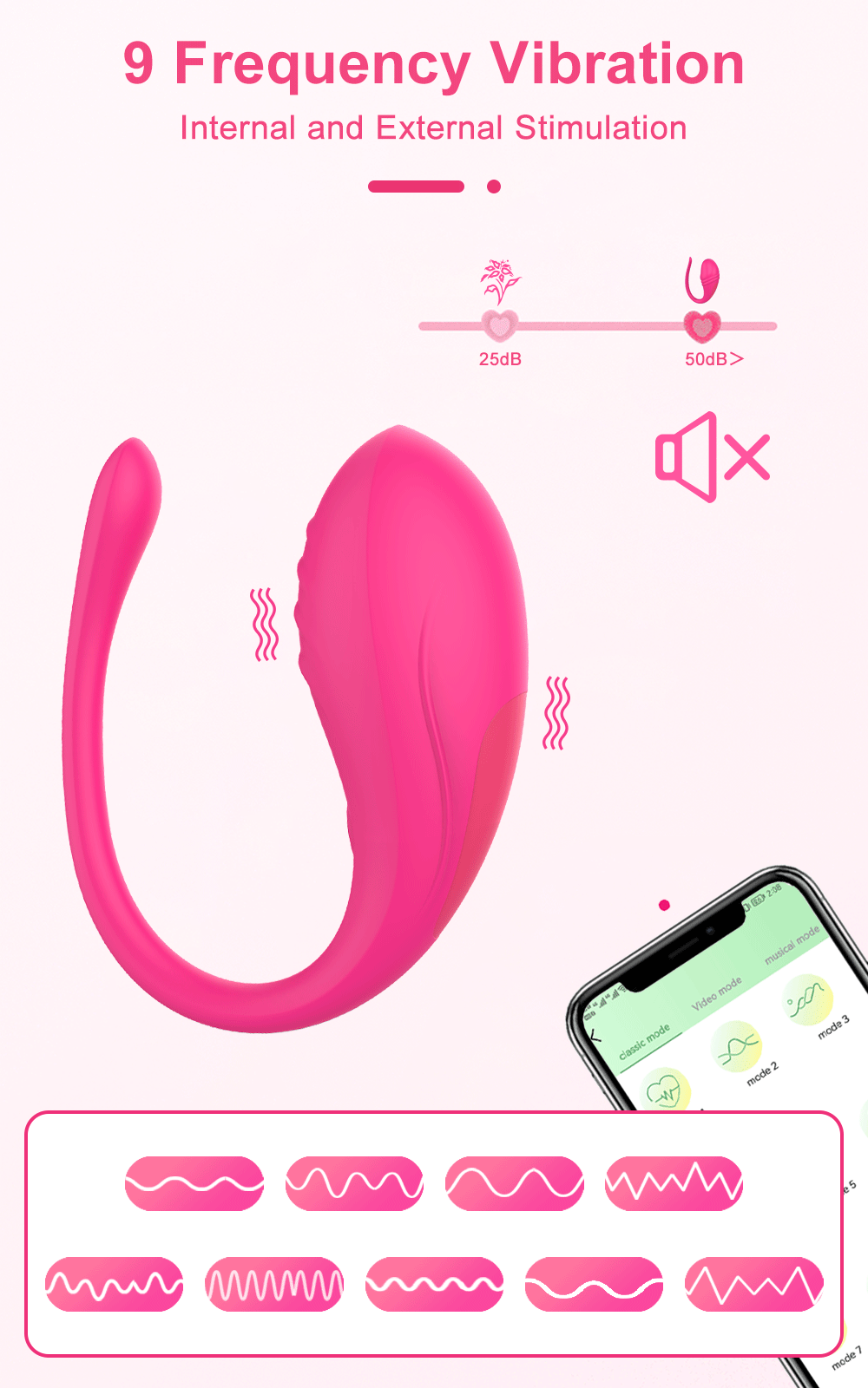 Bluetooth APP Wearable Mini Vibrator Female Clitoral Stimulator Remote Control Panties Vibrating Adult Sex Toy for Women Couples Bluetooth APP Wearable Mini Vibrator Female Clitoral Stimulator Remote Control Panties Vibrating Adult Sex Toy for Women Couples