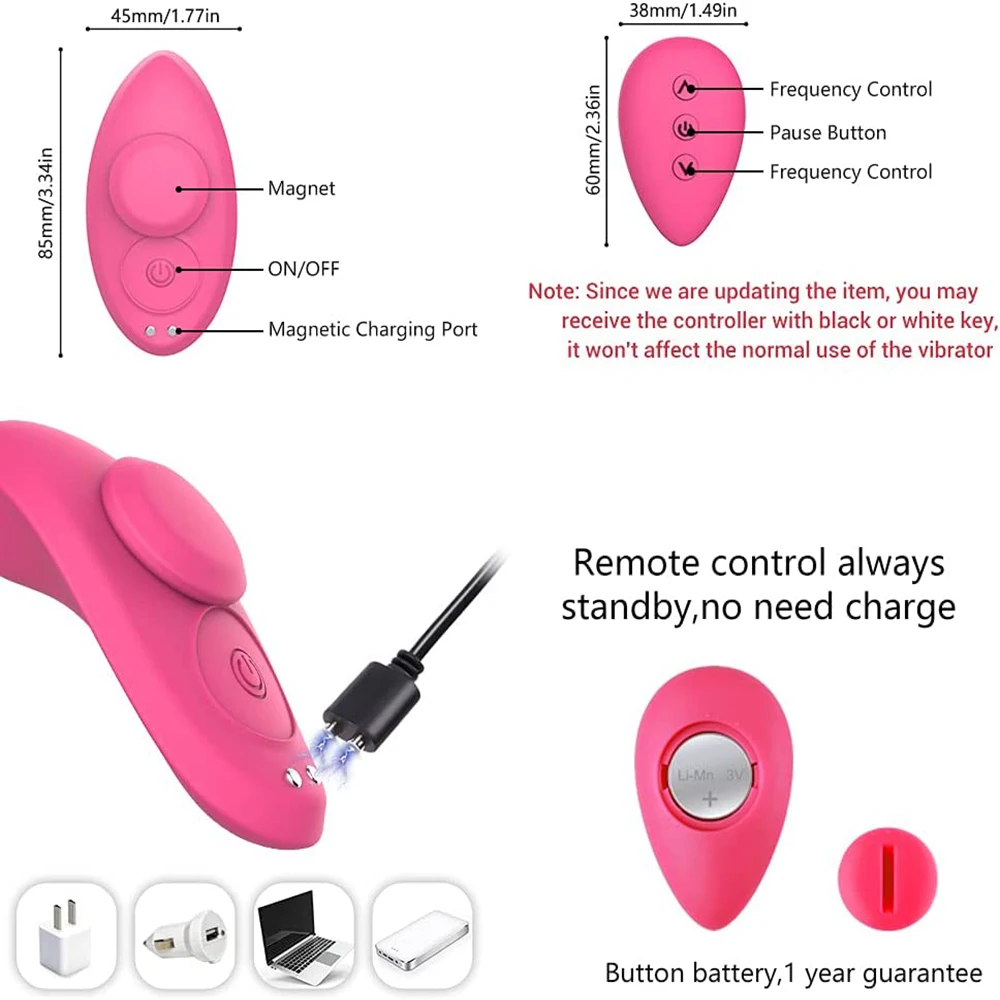 Wearable Panty Vibrator Clitoral Vagina Vibrator G-Spot Stimulator for Woman Remote Control Vibrating Panties with Magnetic Clip Wearable Panty Vibrator Clitoral Vagina Vibrator G-Spot Stimulator for Woman Remote Control Vibrating Panties with Magnetic Clip