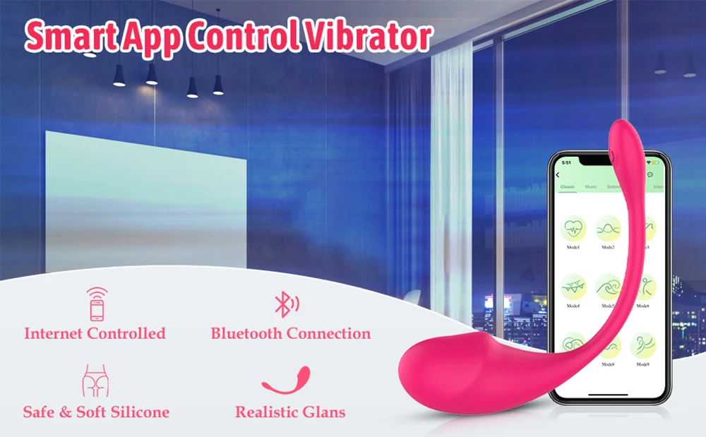 Sexy Toys Bluetooth G Spot Dildo Vibrator for Women Wireless APP Remote Control Wear Vibrating Egg Panties Sex Toys for Adults