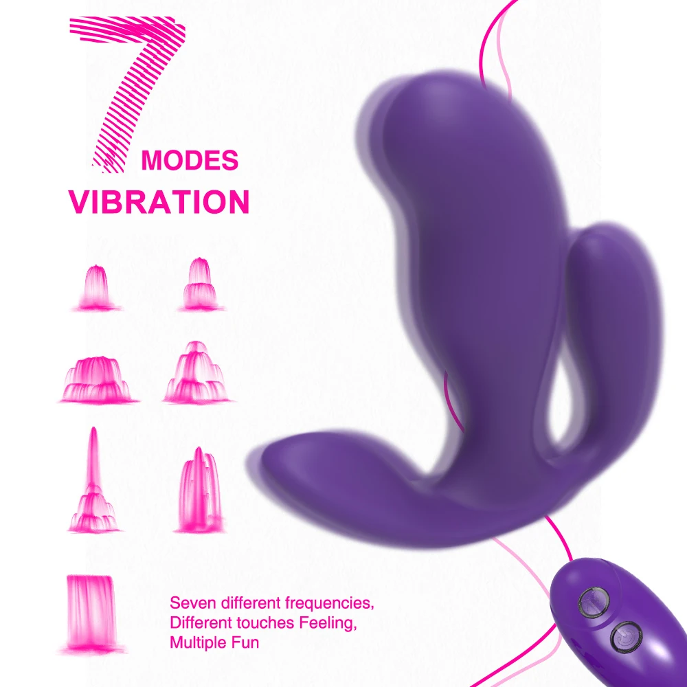3 in 1 Panties Vibrators Wearable Female Sex Toys Wireless Remote Vibrator for Women G Spot Clitoris Stimulator Anal Massager 3 in 1 Panties Vibrators Wearable Female Sex Toys Wireless Remote Vibrator for Women G Spot Clitoris Stimulator Anal Massager