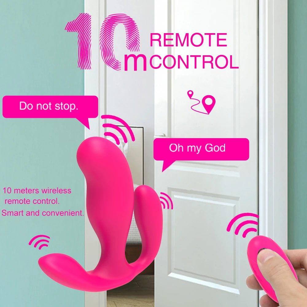 3 in 1 Panties Vibrators Wearable Female Sex Toys Wireless Remote Vibrator for Women G Spot Clitoris Stimulator Anal Massager 3 in 1 Panties Vibrators Wearable Female Sex Toys Wireless Remote Vibrator for Women G Spot Clitoris Stimulator Anal Massager