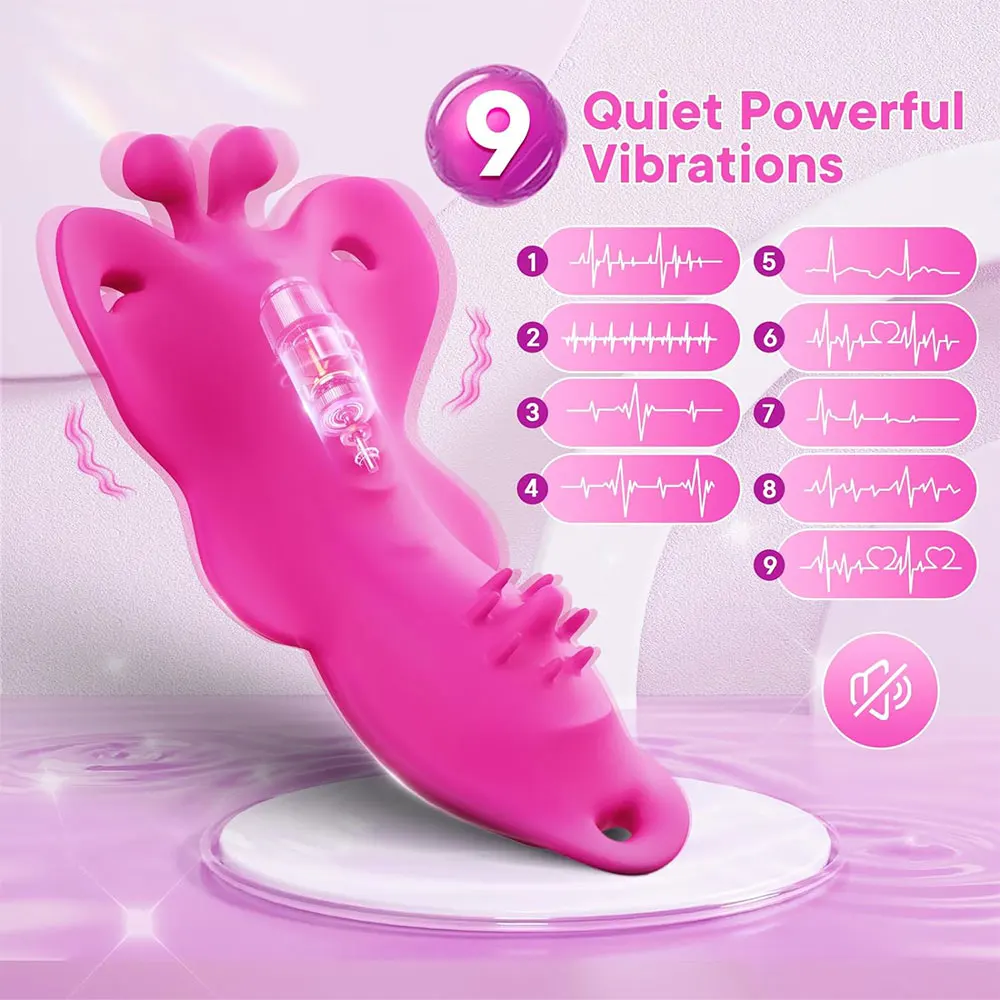 Panty Wearable Vibrator APP Control Clitoris Stimulator Novelties Adult Toy Butterfly Vibrator Rose Sex Toy for Women and Couple Panty Wearable Vibrator APP Control Clitoris Stimulator Novelties Adult Toy Butterfly Vibrator Rose Sex Toy for Women and Couple