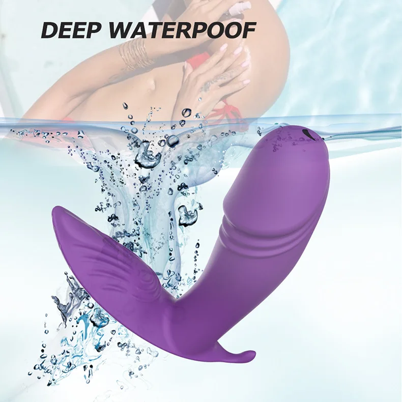 Remote Control Wearable Vibrator Heating Dildo Vibrator Female G-spot Clit Invisible Butterfly Panties Vibrating Egg Sex Toy 18