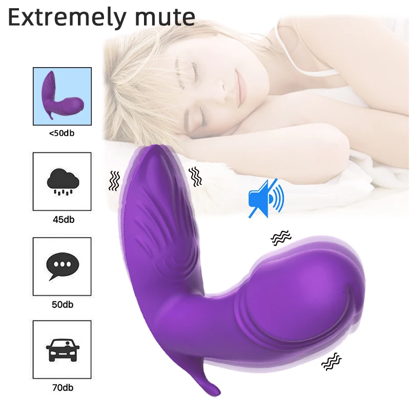 Remote Control Wearable Vibrator Heating Dildo Vibrator Female G-spot Clit Invisible Butterfly Panties Vibrating Egg Sex Toy 18