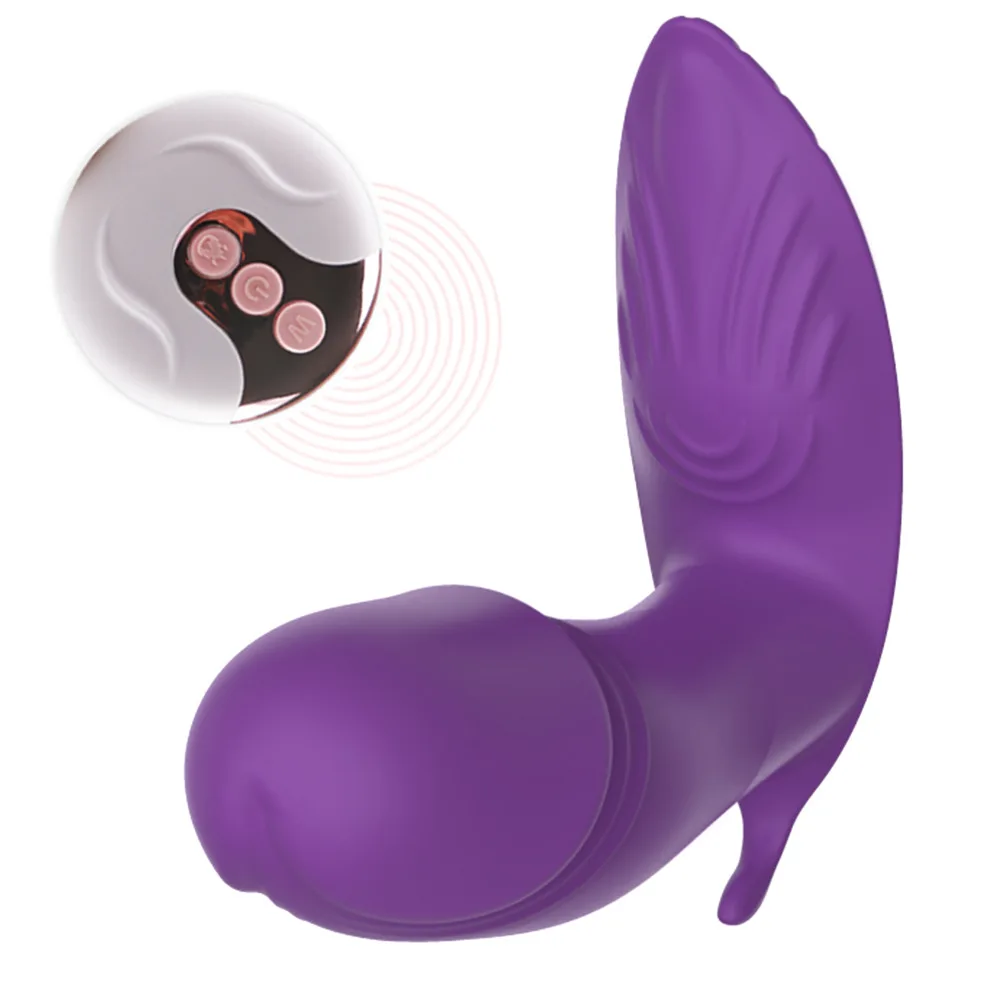 Remote Control Wearable Vibrator Heating Dildo Vibrator Female G-spot Clit Invisible Butterfly Panties Vibrating Egg Sex Toy 18