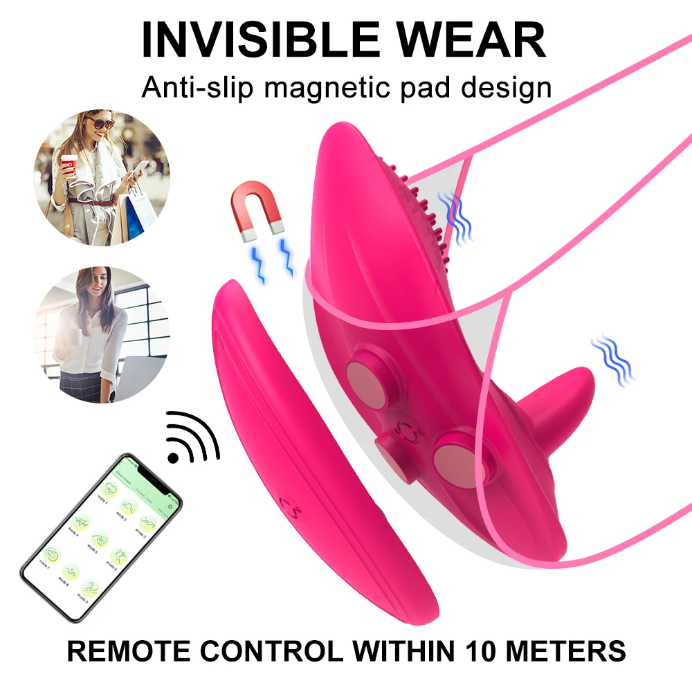 Wearable Vibrating Panty Vibrator Tongue Licking Clitoral G Spot Stimulator Remote Control Vagina Egg Anal Sex Toys for Women 18