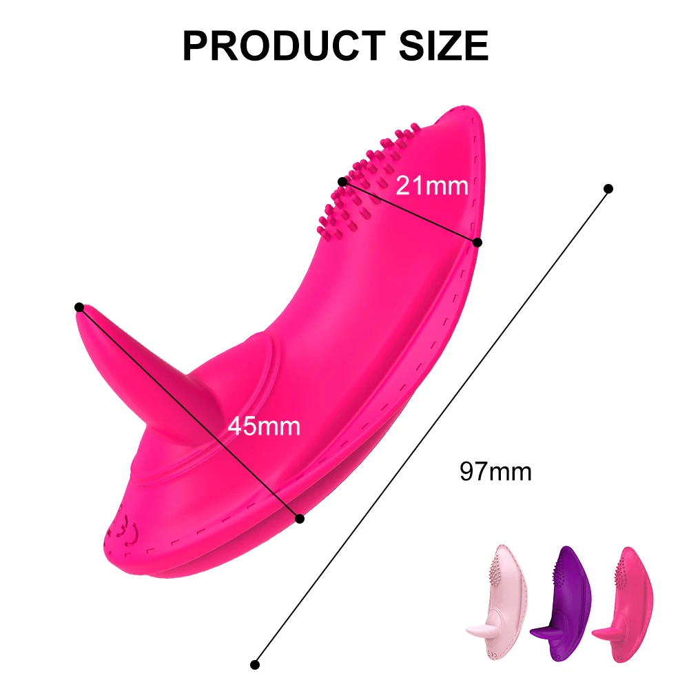 Wearable Vibrating Panty Vibrator Tongue Licking Clitoral G Spot Stimulator Remote Control Vagina Egg Anal Sex Toys for Women 18