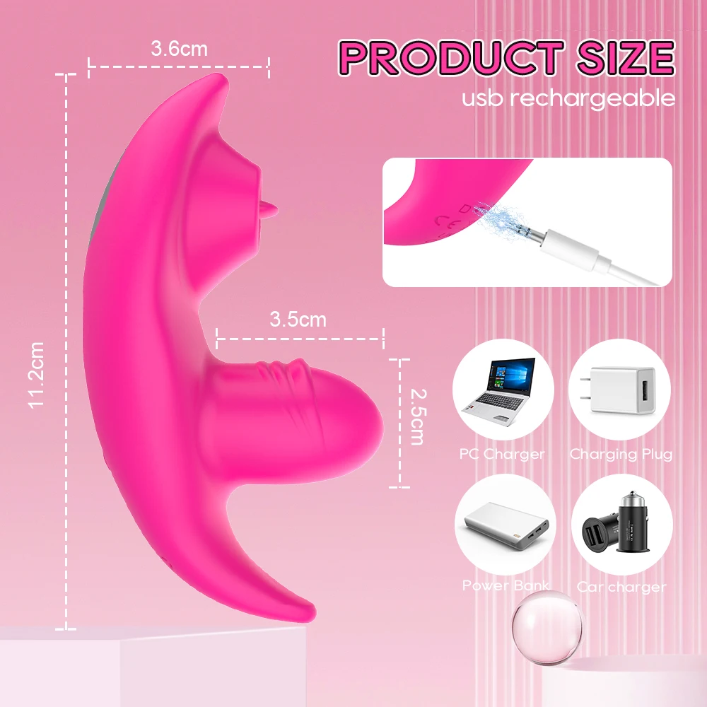 Bluetooth APP Control Licking Vibrator for Women Panties Wearable Vibrator Clitoris Stimulator 2 in 1 Adult Goods Sex Toy Bluetooth APP Control Licking Vibrator for Women Panties Wearable Vibrator Clitoris Stimulator 2 in 1 Adult Goods Sex Toy