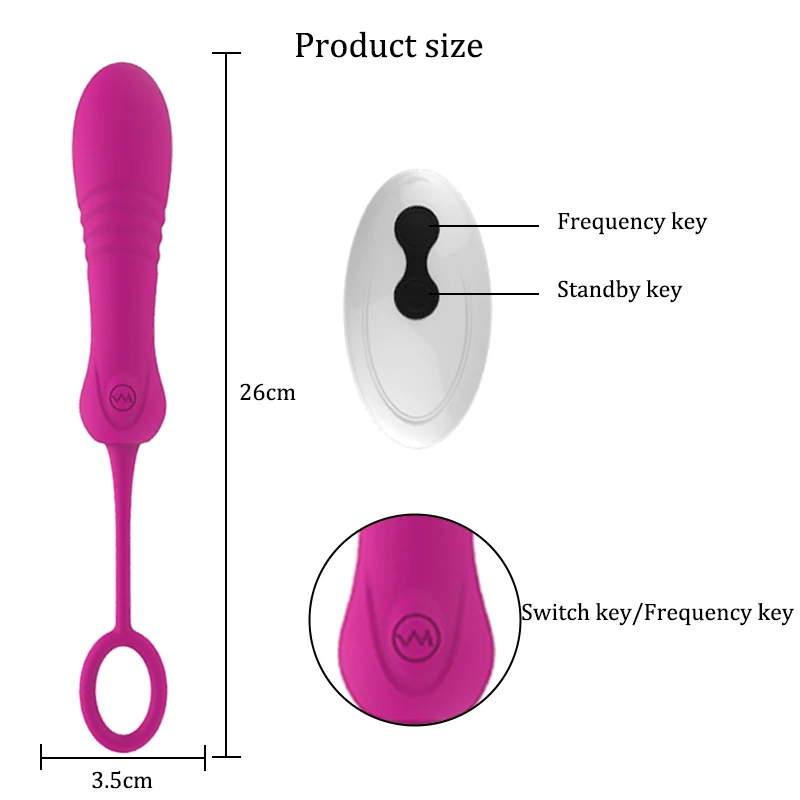 Remote Control Vibrator For Women G Spot Clitoris Stimulator Pantie Vibrating Eggs Wearable Love Egg Massager Sex Toy For Adult
