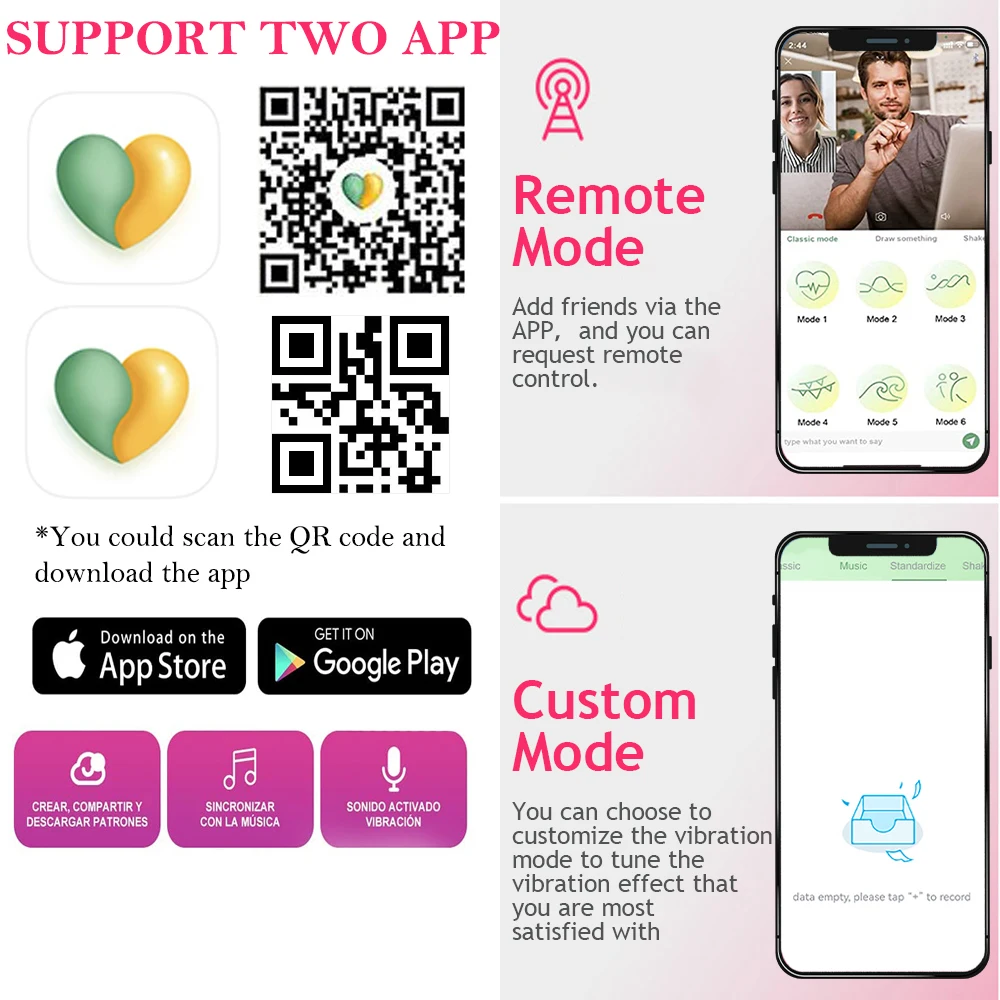 G-Spot Vibrator APP Wireless Control For Women Remote Control Panties Wearable Vibrating Egg Massager Dildos Sex Toys for Adults G-Spot Vibrator APP Wireless Control For Women Remote Control Panties Wearable Vibrating Egg Massager Dildos Sex Toys for Adults
