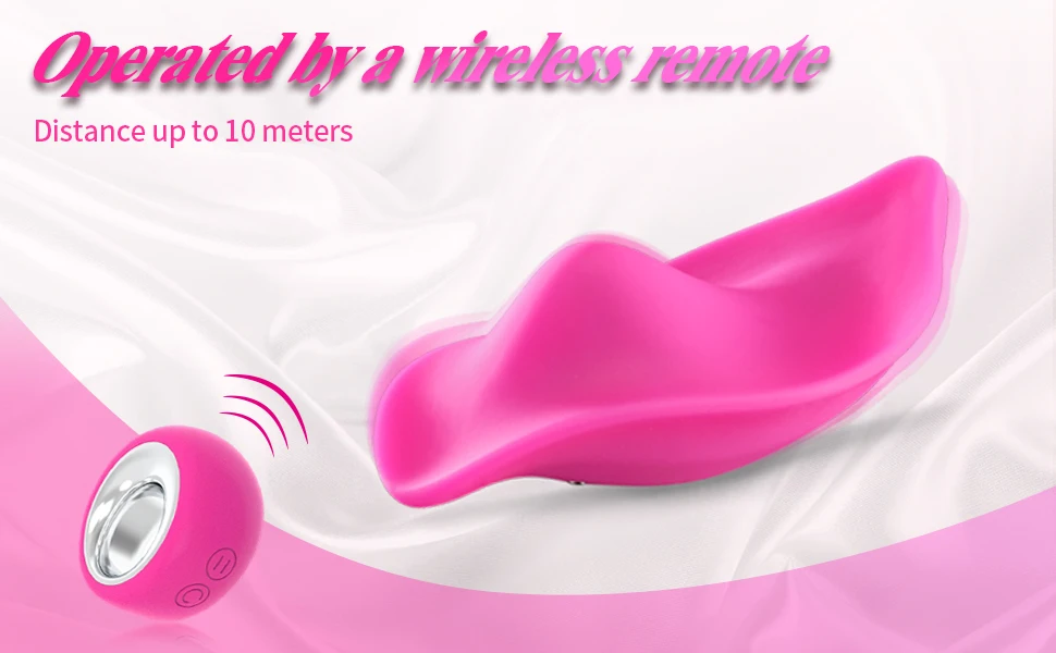 Wearable Panty Vibrators Adult Sex Toys for Women Remote Control Clit Mini Vibrator with 12 Vibrating Panties Dildos for Couples
