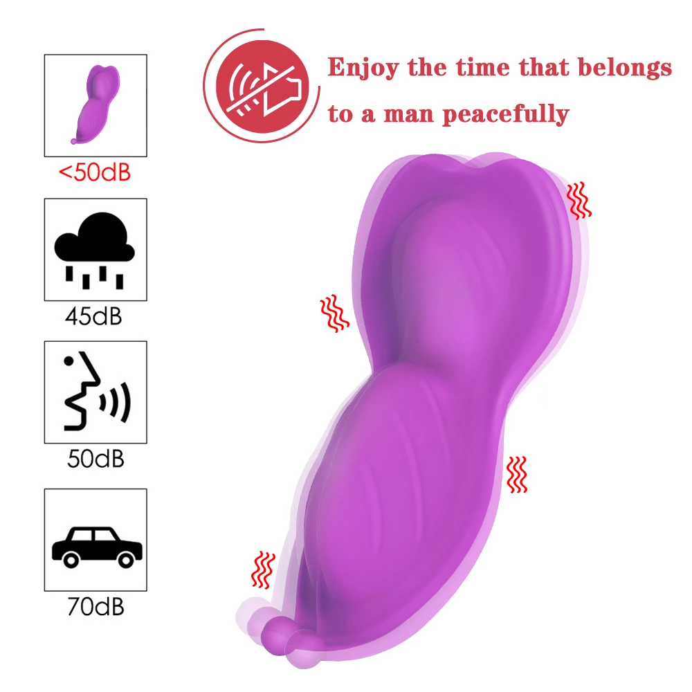 BOMBOMDA Clitoral Stimulator Portable Panty Vibrator APP Remote Control Invisible Vibrating Egg Sex Toys for Woman Wearable