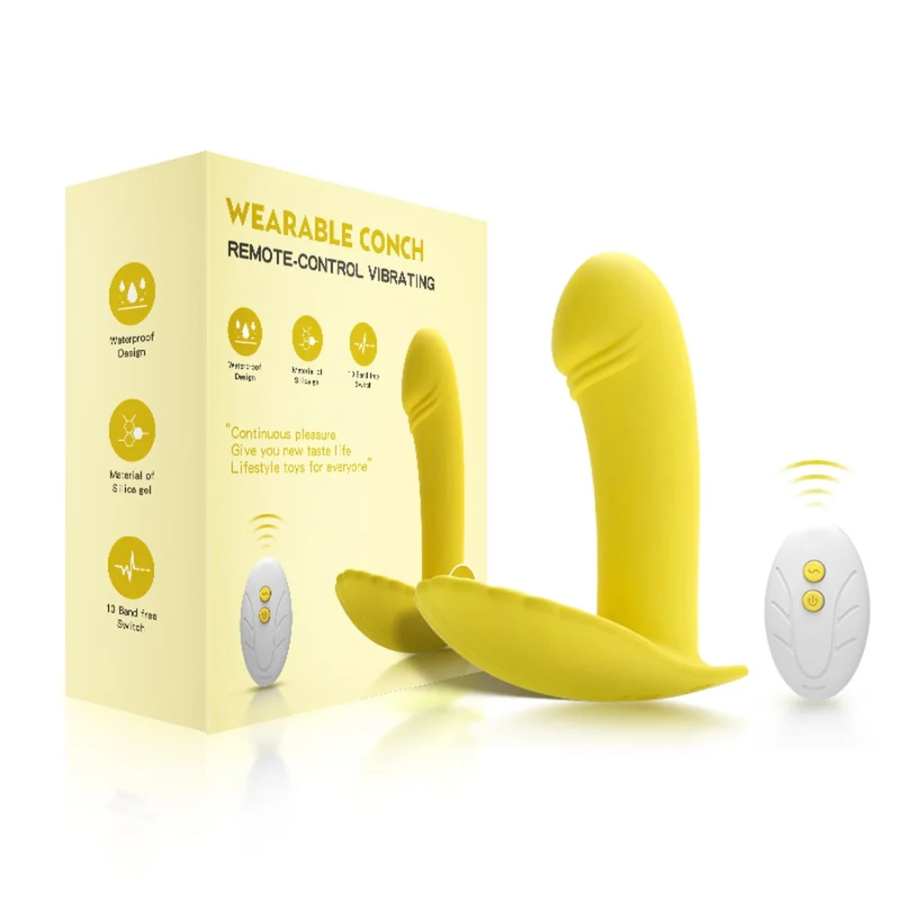 Wearable Dildo Vibrator G Spot Clitoris Stimulator Butterfly Vibrating Panties Erotic Toy Adult Toy for Women Orgasm Masturbator