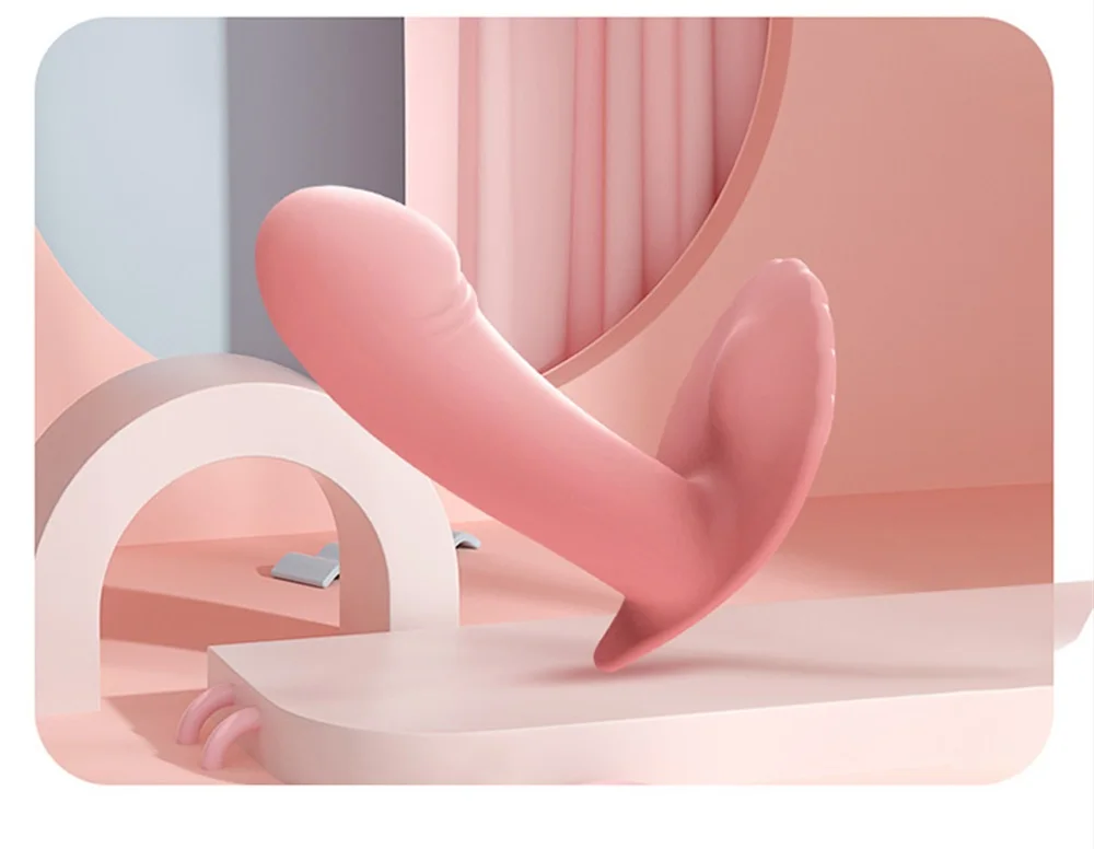 Wearable Dildo Vibrator G Spot Clitoris Stimulator Butterfly Vibrating Panties Erotic Toy Adult Toy for Women Orgasm Masturbator