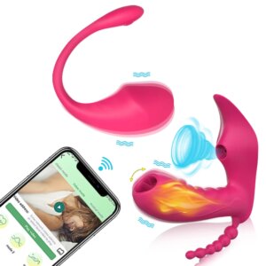 APP Combo Wireless Bluetooth G Spot Dildo Vibrator for Women Sucker Clitoris Female Wearable Panties Long Distance Sex Toys