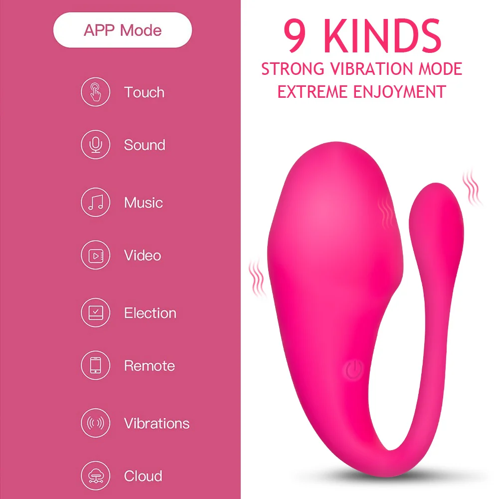 G Spot Anal Vibrating Egg Wireless Bluetooth APP Vibrator Female Massager Wearable Stimulator Sex Toys for Women Adults Panties
