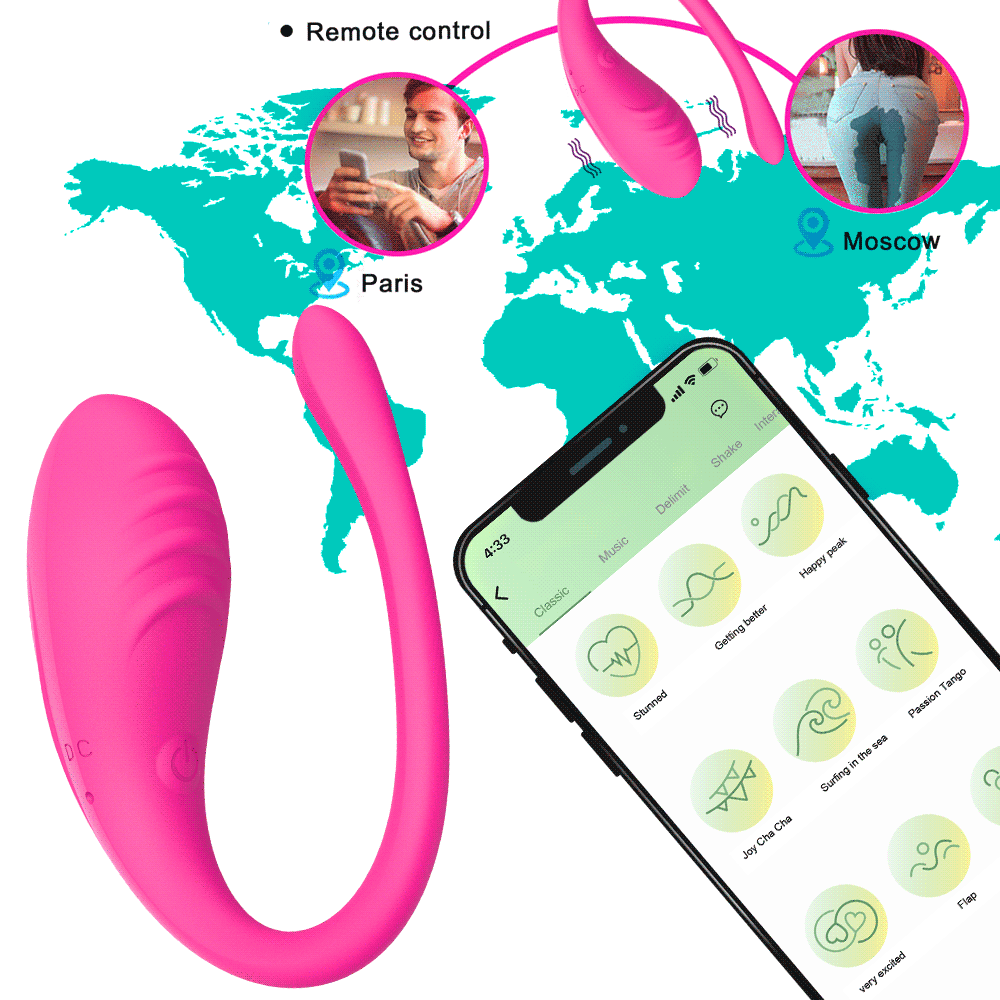 G Spot Anal Vibrating Egg Wireless Bluetooth APP Vibrator Female Massager Wearable Stimulator Sex Toys for Women Adults Panties