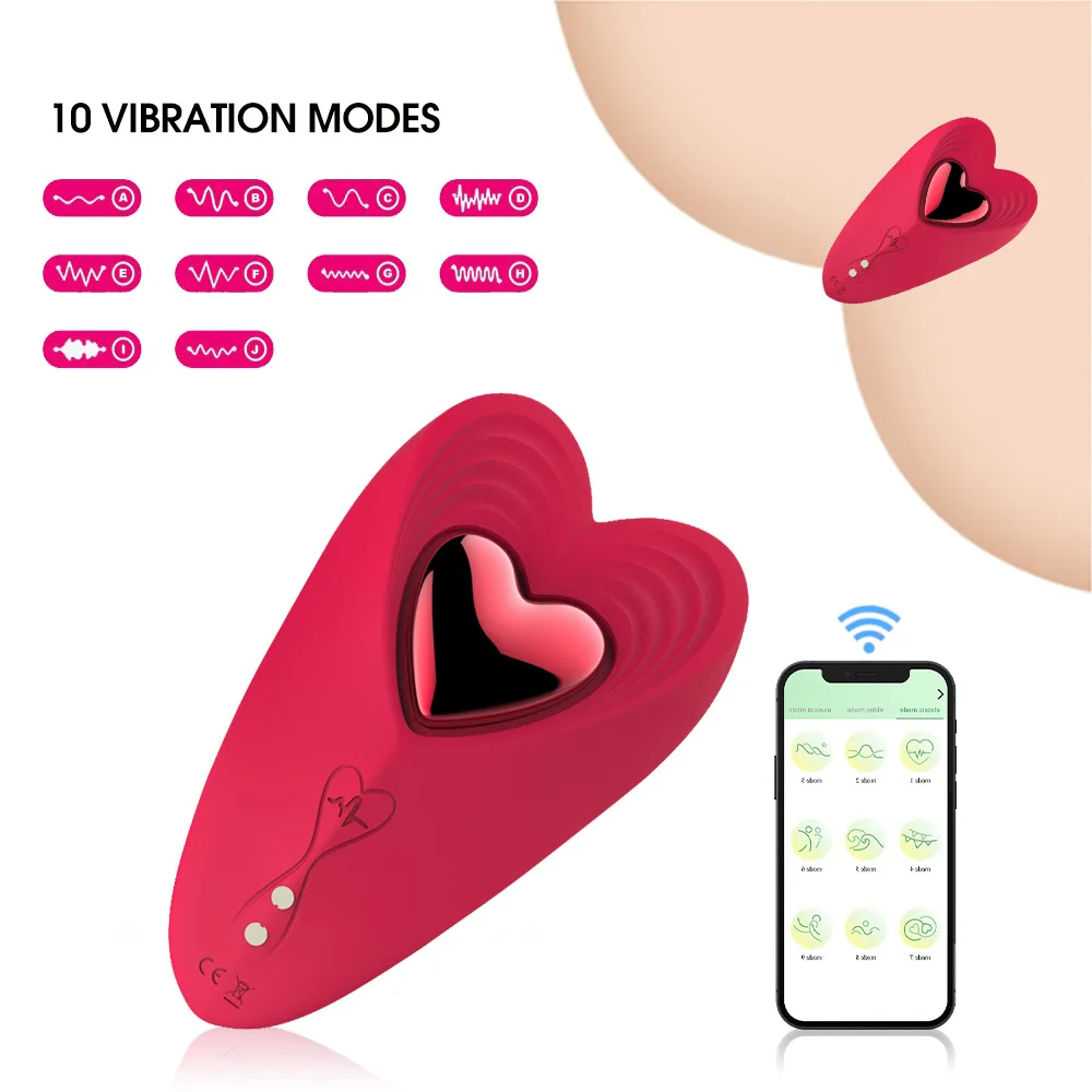 10 Mode Wearable Vibrator For Women Wireless APP Remote Panties Dildo Vibrator for Women Clit Stimulator Adult Sex Toys 10 Mode Wearable Vibrator For Women Wireless APP Remote Panties Dildo Vibrator for Women Clit Stimulator Adult Sex Toys