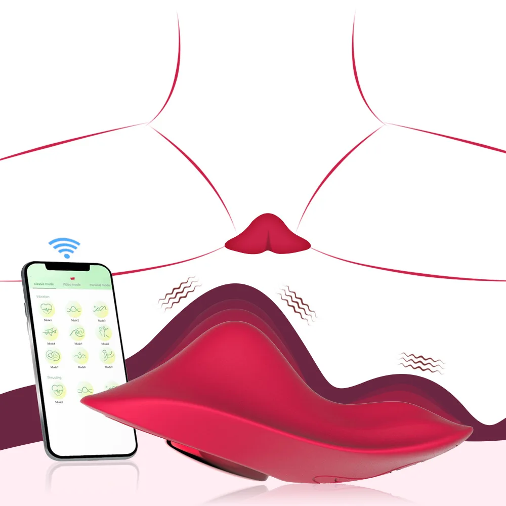 10 Mode Wearable Vibrator For Women Wireless APP Remote Panties Dildo Vibrator for Women Clit Stimulator Adult Sex Toys 10 Mode Wearable Vibrator For Women Wireless APP Remote Panties Dildo Vibrator for Women Clit Stimulator Adult Sex Toys