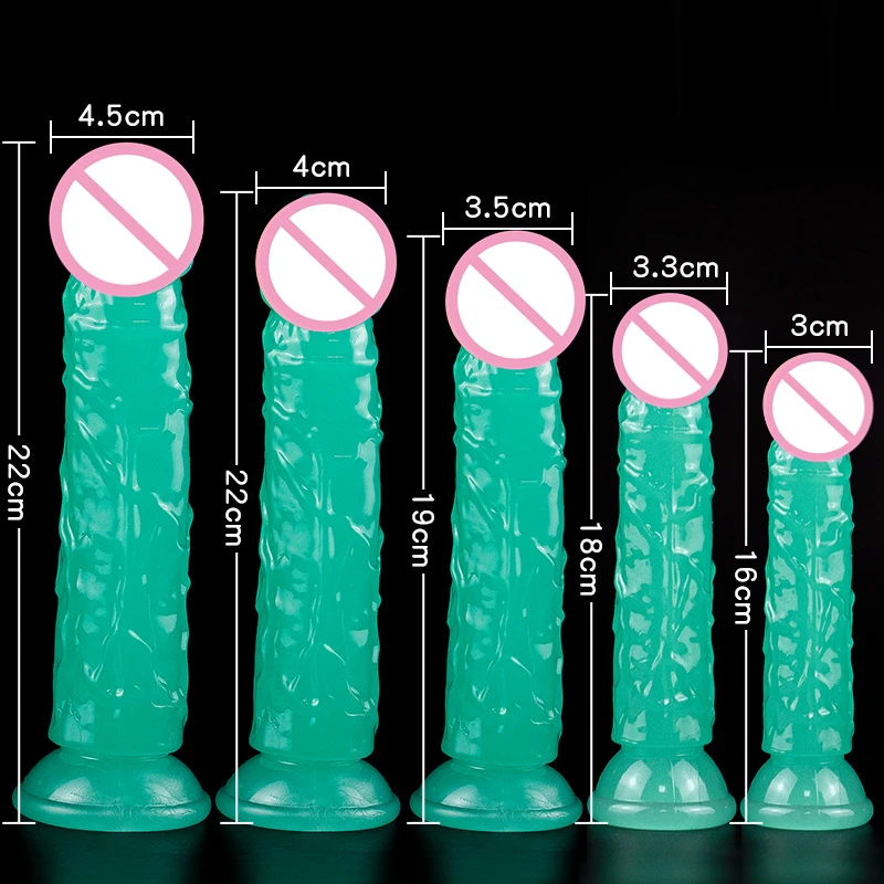 Luminous Simulation Dildo Realistic Penis For Women with Suction Cup XL Thick Couple Erotic Sex Anal Adult Toys for Men Toy