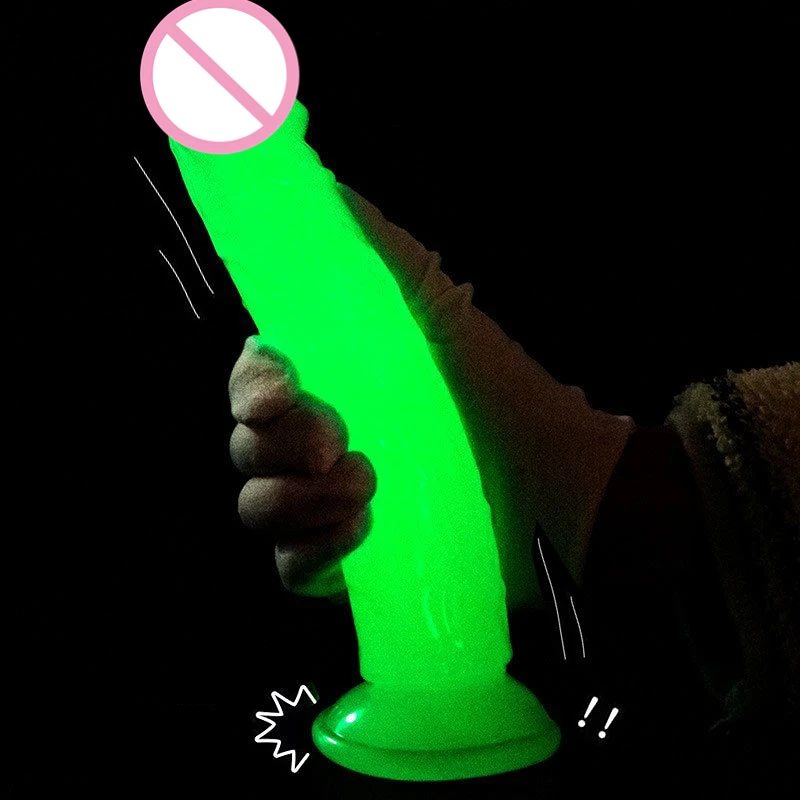 Luminous Simulation Dildo Realistic Penis For Women with Suction Cup XL Thick Couple Erotic Sex Anal Adult Toys for Men Toy