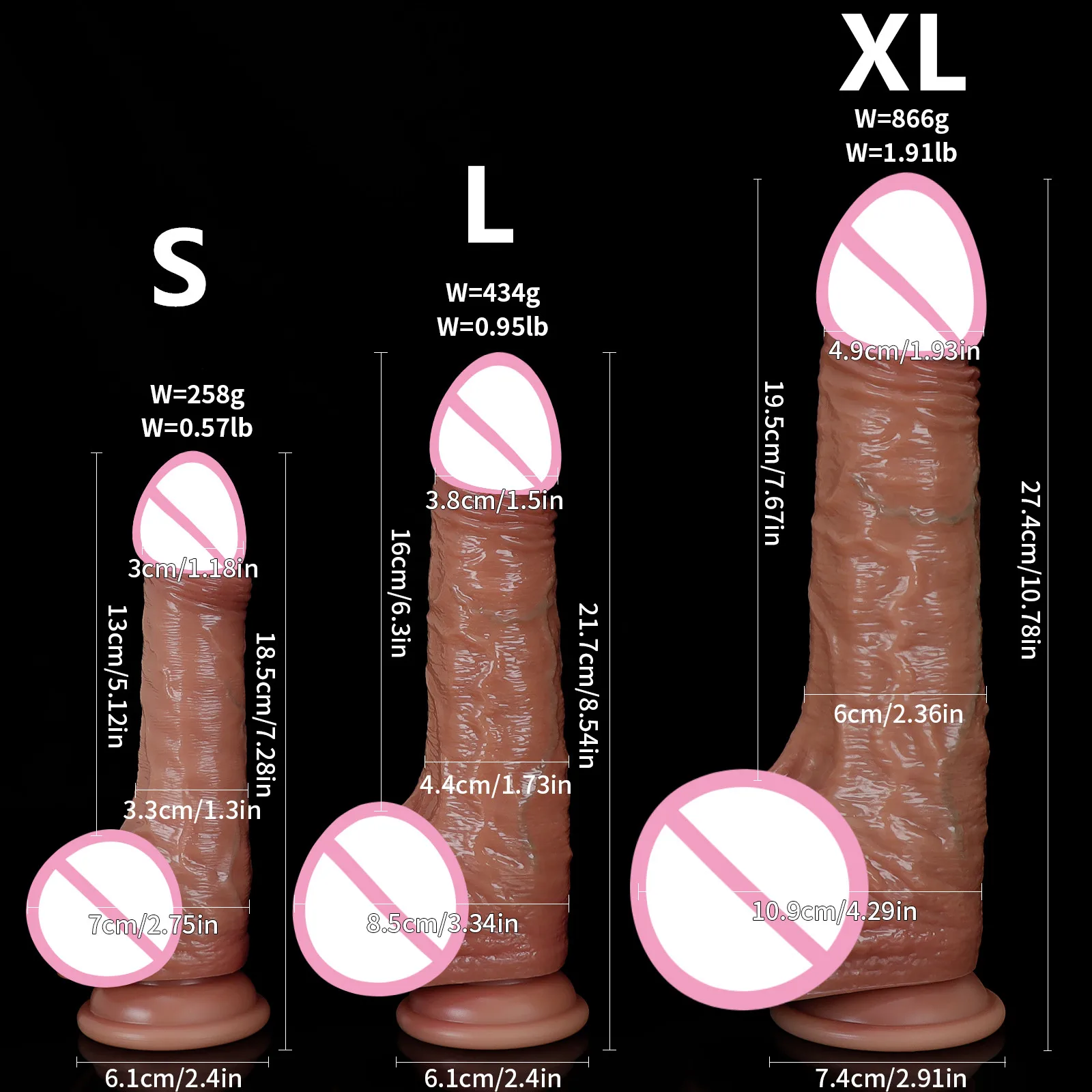 2.0 Dick Upgraded Version Of Sliding Testicle Realistic Penis For Women Sliding Foreskin Dildo Anal Sex Toy For Couple Silicone