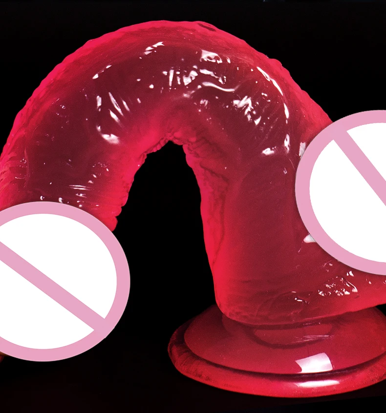 Realistic Dildo Masturbator Vagina Anal Toys Crystal Suction Cup Penis Female G-Spot Massage Clitoris Stimulator for Adults18