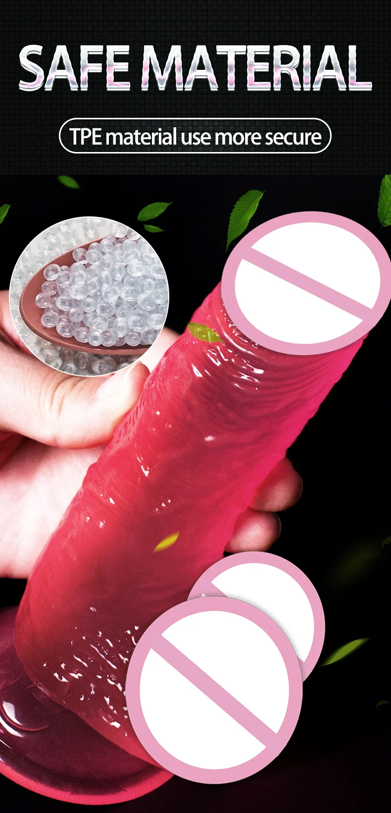 Realistic Dildo Masturbator Vagina Anal Toys Crystal Suction Cup Penis Female G-Spot Massage Clitoris Stimulator for Adults18