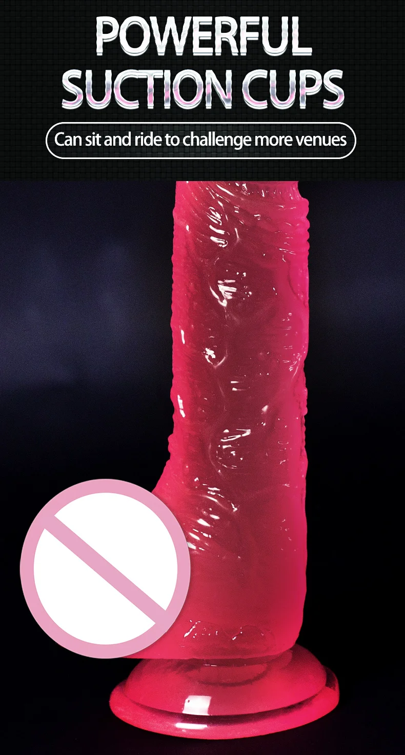 Realistic Dildo Masturbator Vagina Anal Toys Crystal Suction Cup Penis Female G-Spot Massage Clitoris Stimulator for Adults18