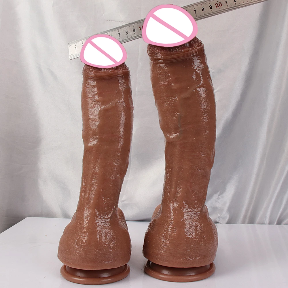 XXL Oversized Dildo Realistic Huge Penis Giant Phallus Long Soft Silicone Suction Cup Anal Sex Toys For Women Vagina Masturbator
