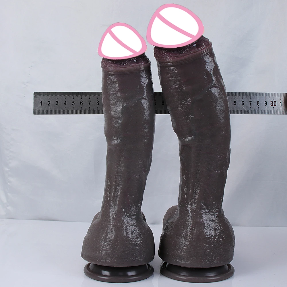 XXL Oversized Dildo Realistic Huge Penis Giant Phallus Long Soft Silicone Suction Cup Anal Sex Toys For Women Vagina Masturbator
