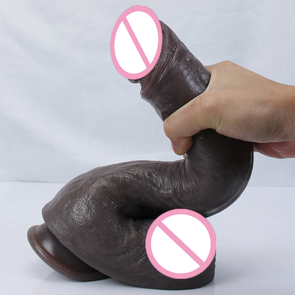XXL Oversized Dildo Realistic Huge Penis Giant Phallus Long Soft Silicone Suction Cup Anal Sex Toys For Women Vagina Masturbator
