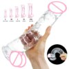 New Realistic Dildos Erotic Jelly Dildo With Super Strong Suction Cup Sex Toys for Woman Men Artificial Penis G-spot Simulation