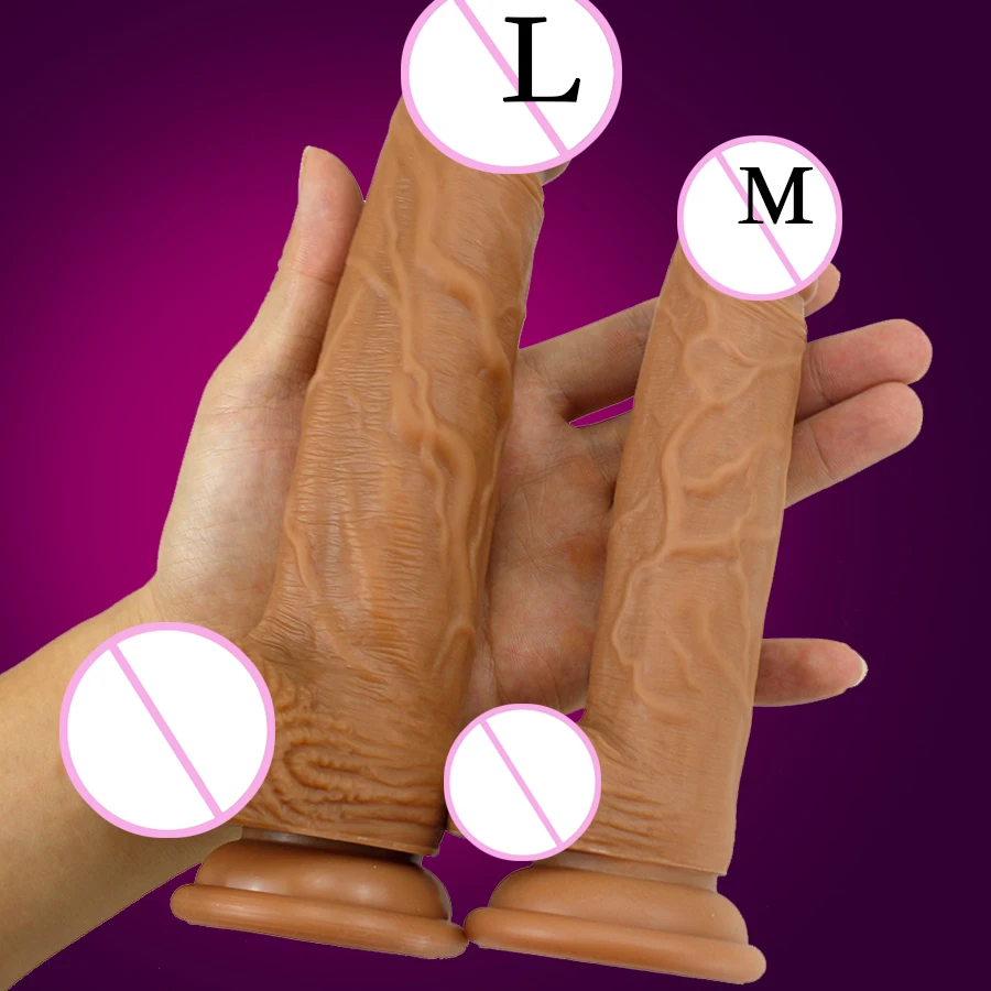 Skin Feeling Realistic Dildo for Women Soft Huge Penis with Suction Cup Female Masturbate Lesbain Anal Sex Toys for Adults 18+