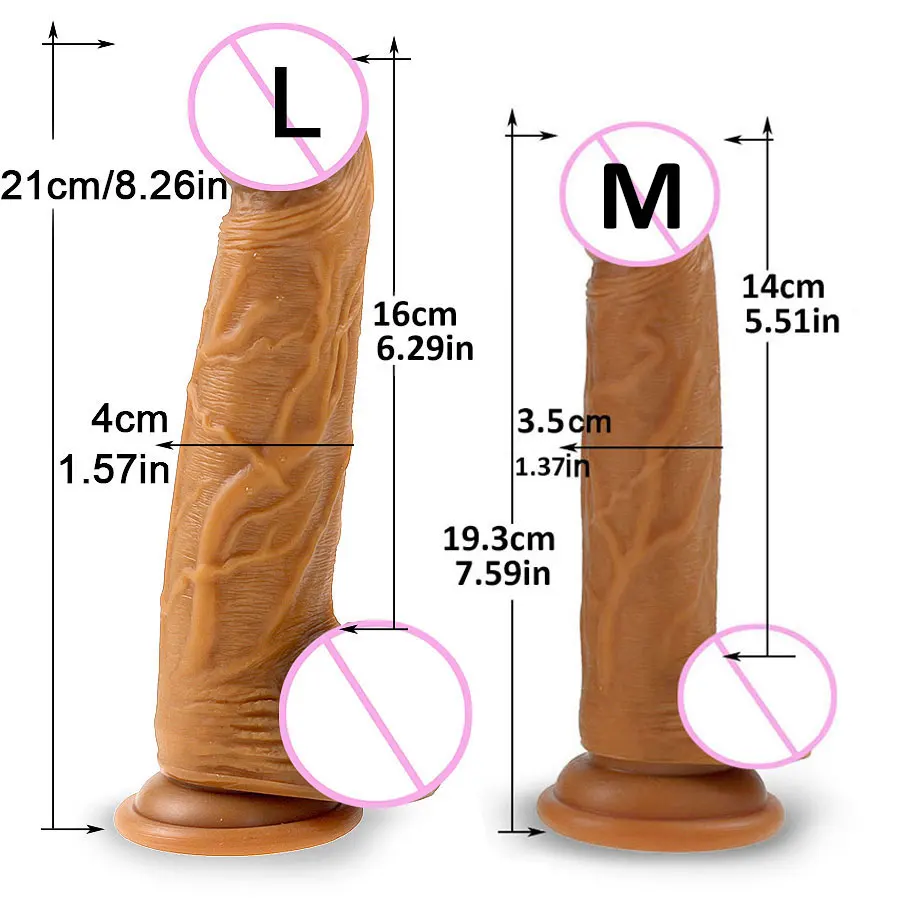 Skin Feeling Realistic Dildo for Women Soft Huge Penis with Suction Cup Female Masturbate Lesbain Anal Sex Toys for Adults 18+