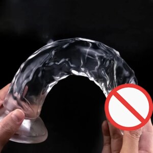 New Realistic Dildos Erotic Jelly Dildo With Super Strong Suction Cup Sex Toys for Woman Men Artificial Penis G-spot Simulation